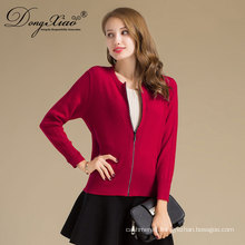 Factory Sales Office Lady Stly Slim Fit Cardigan Korean Sweater From Inner Mogolia
